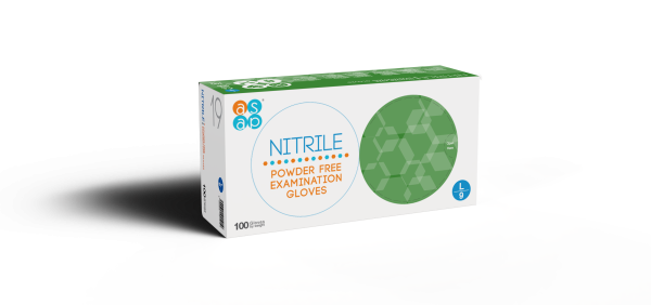 ASAP POWDER-FREE BLUE NİTRİLE GLOVES (DİSPOSABLE)